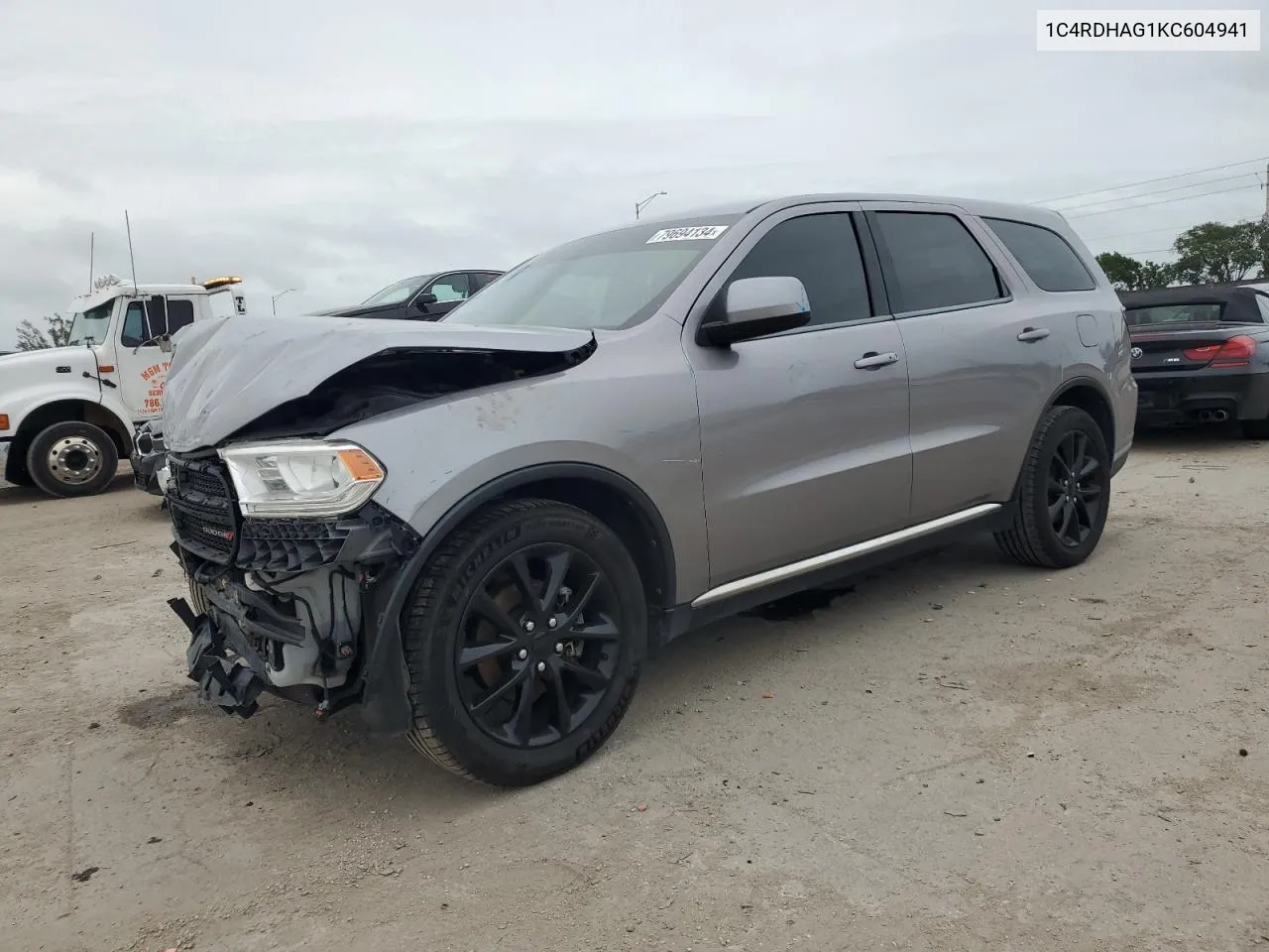 2019 Dodge Durango Sxt VIN: 1C4RDHAG1KC604941 Lot: 79694134