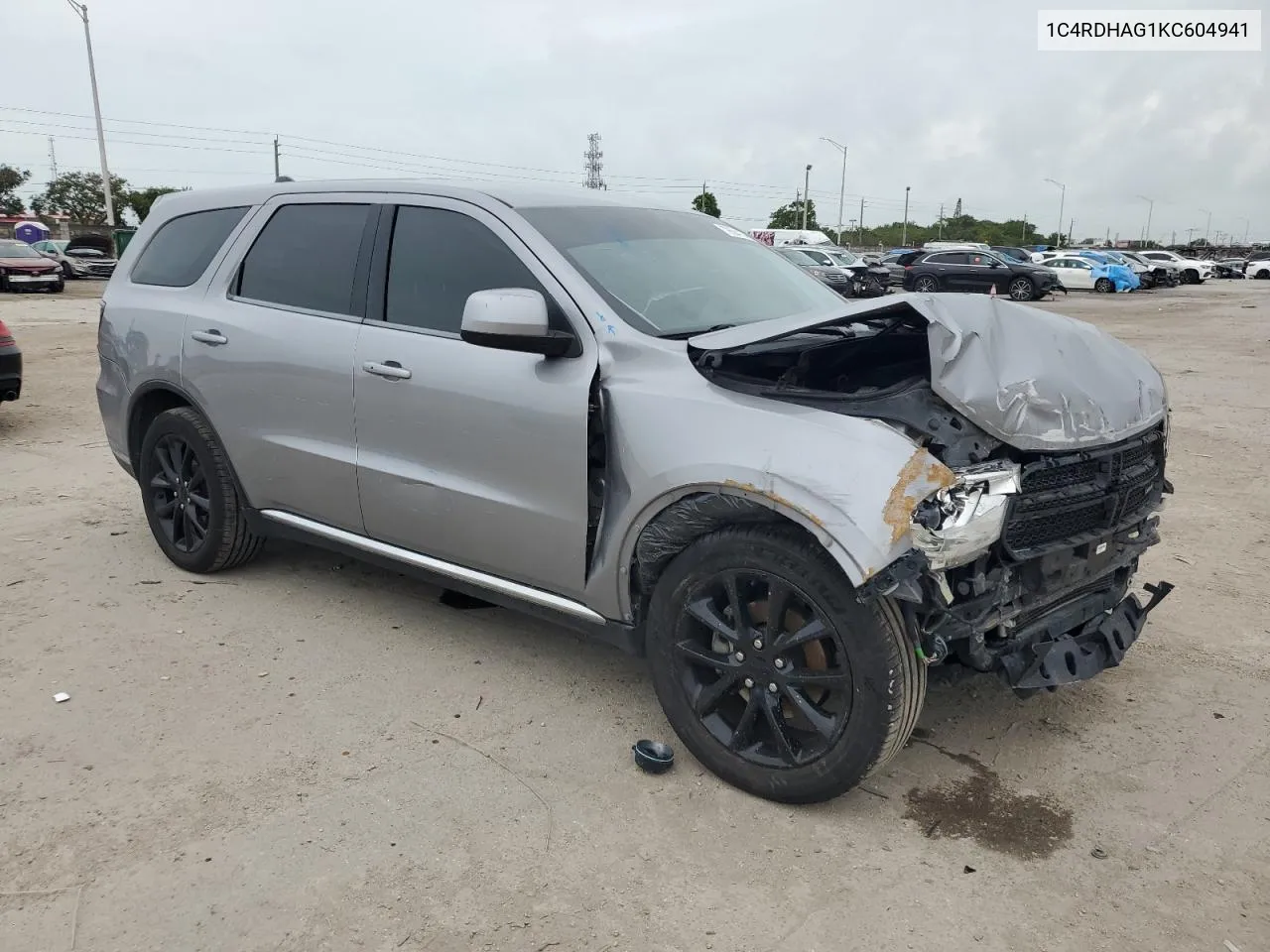 2019 Dodge Durango Sxt VIN: 1C4RDHAG1KC604941 Lot: 79694134