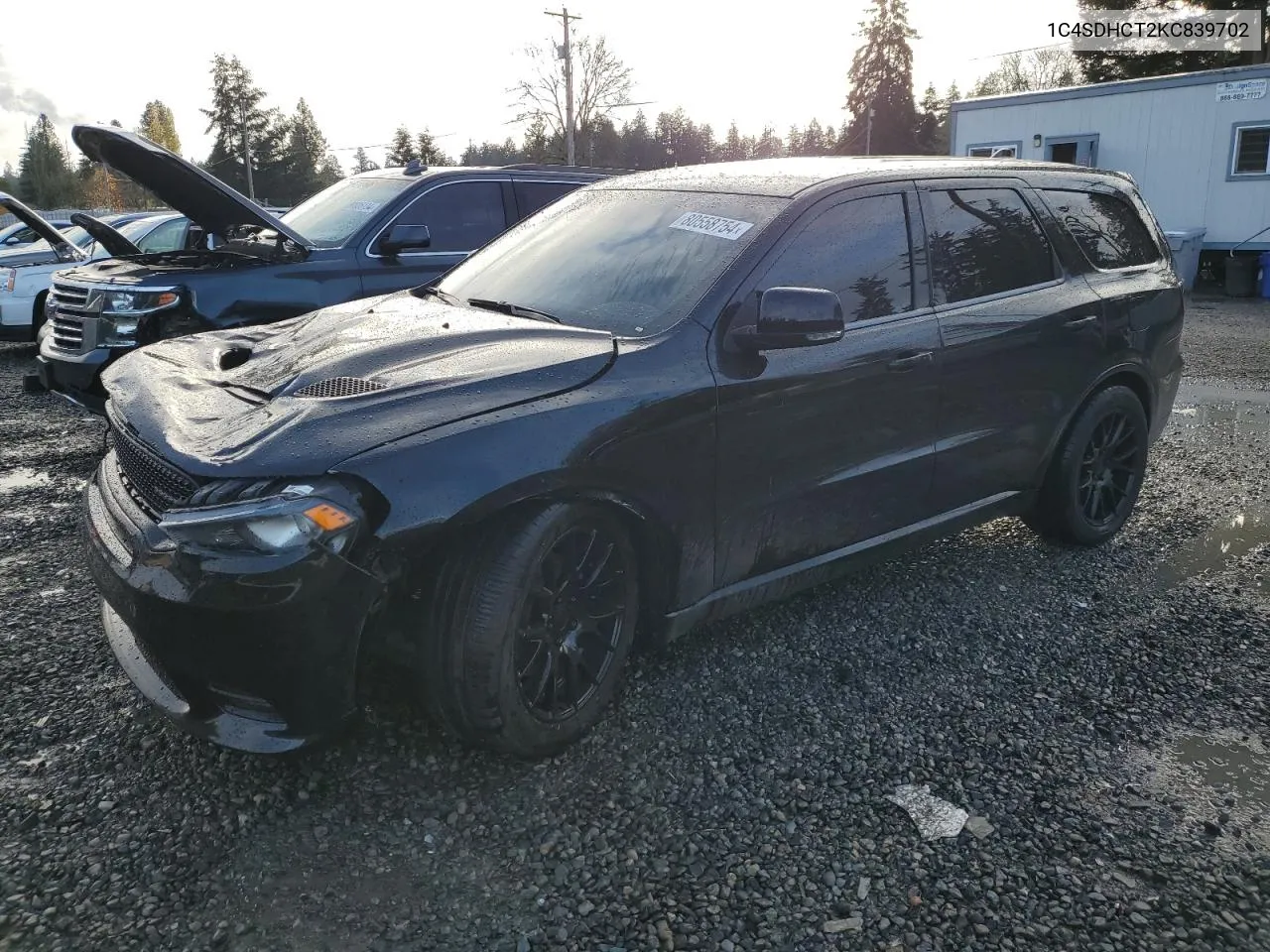 2019 Dodge Durango R/T VIN: 1C4SDHCT2KC839702 Lot: 80558754