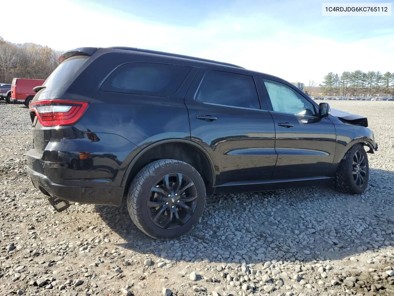 2019 Dodge Durango Gt VIN: 1C4RDJDG6KC765112 Lot: 80744914