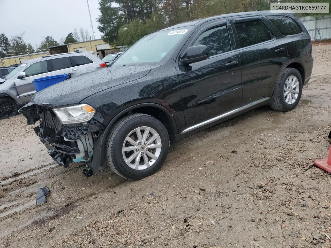 2019 Dodge Durango Sxt VIN: 1C4RDHAG1KC659177 Lot: 80794624