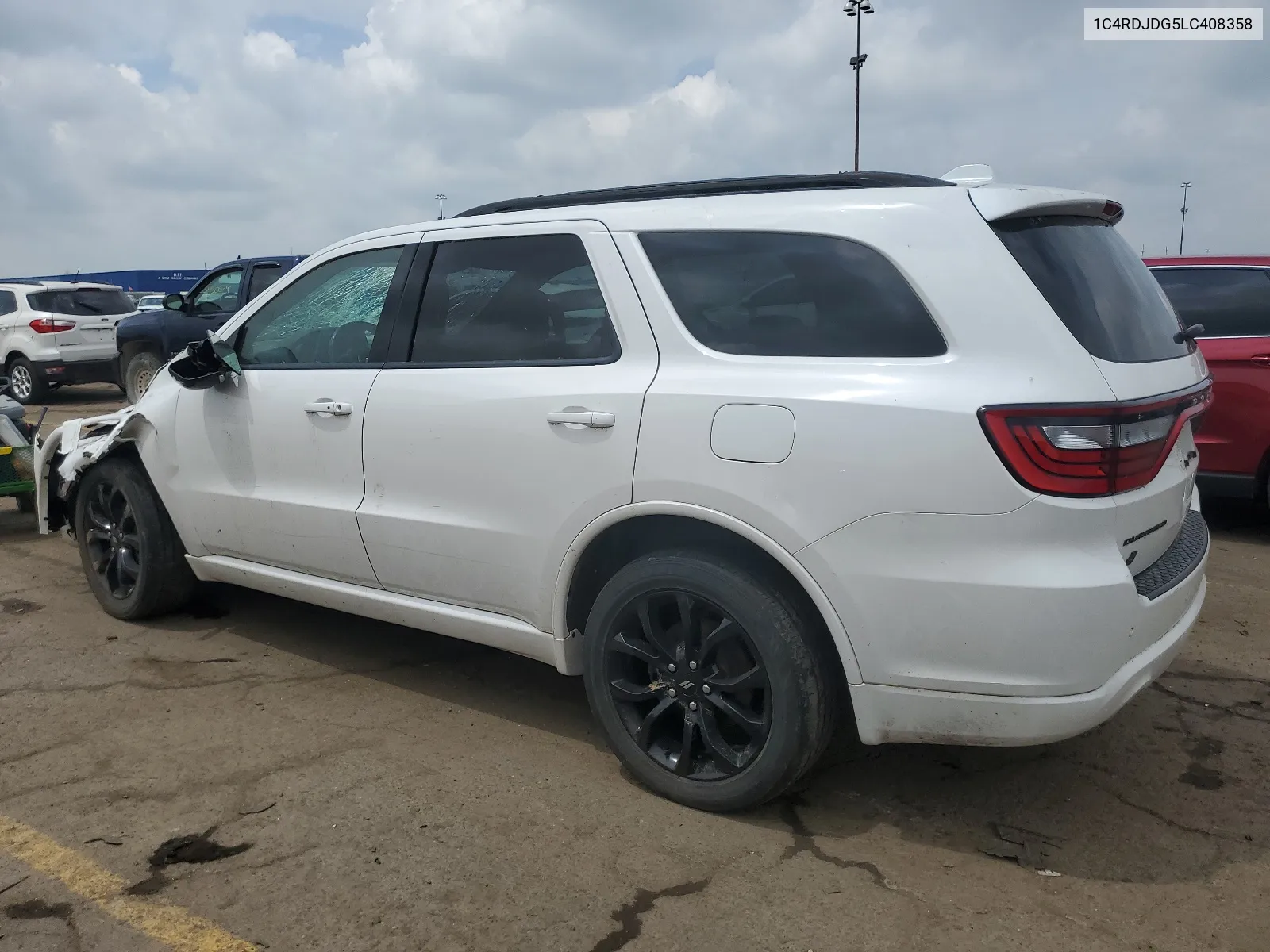 2020 Dodge Durango Gt VIN: 1C4RDJDG5LC408358 Lot: 55182734