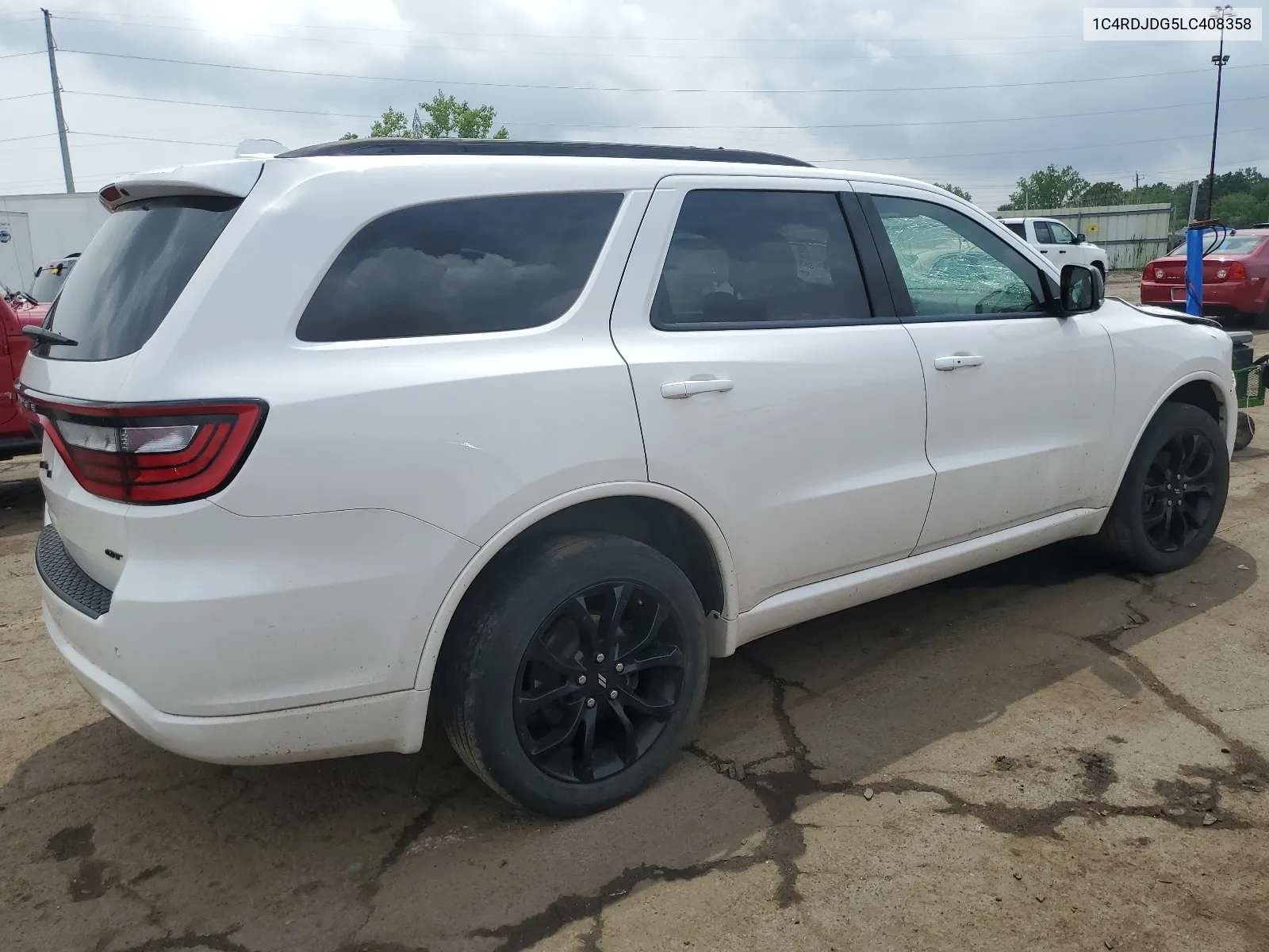 2020 Dodge Durango Gt VIN: 1C4RDJDG5LC408358 Lot: 55182734