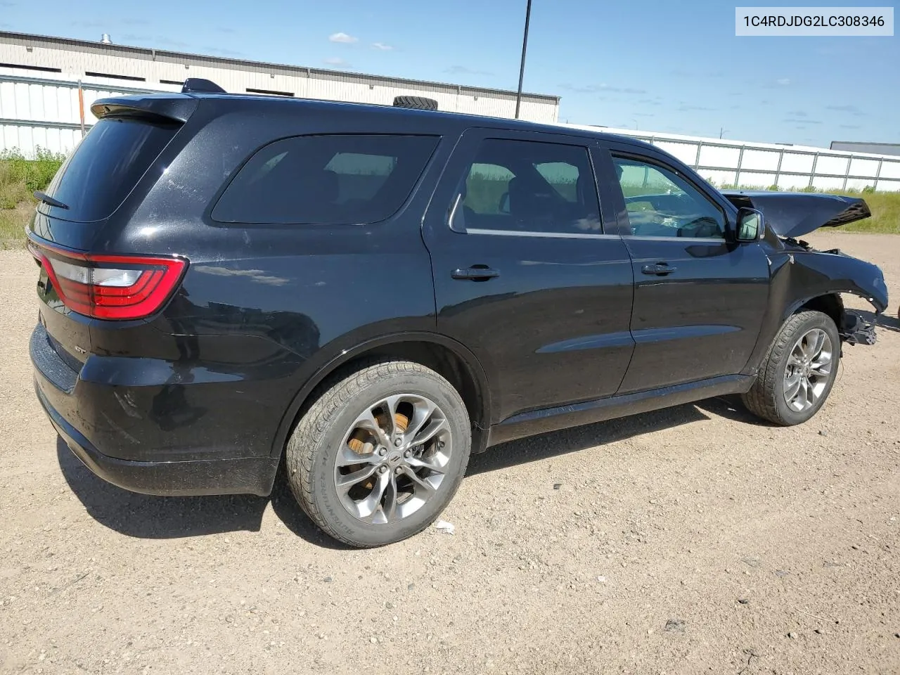 2020 Dodge Durango Gt VIN: 1C4RDJDG2LC308346 Lot: 56082484