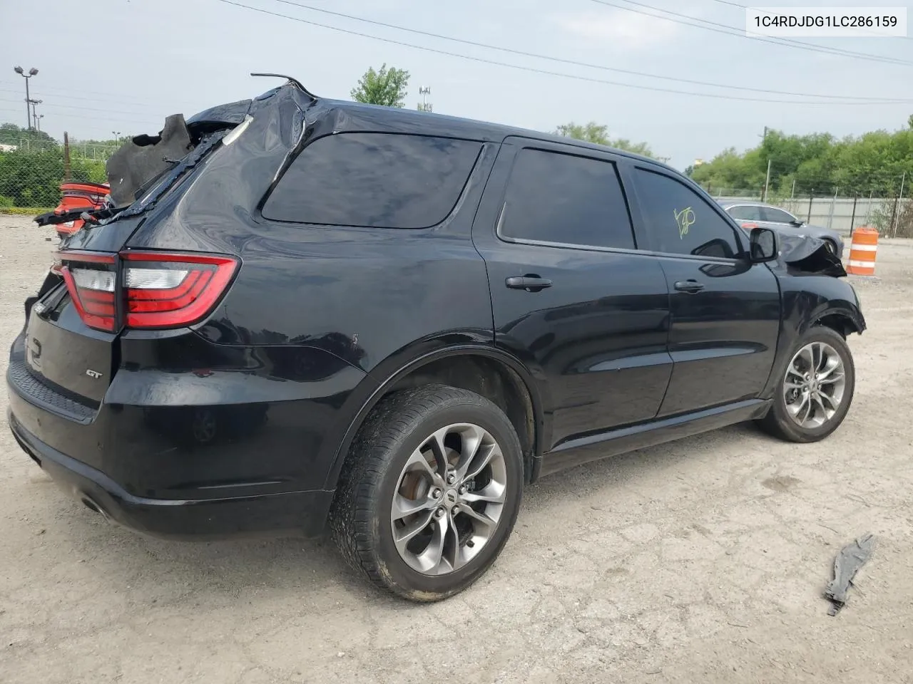 2020 Dodge Durango Gt VIN: 1C4RDJDG1LC286159 Lot: 59630924