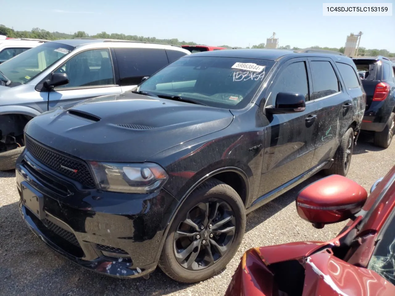 2020 Dodge Durango R/T VIN: 1C4SDJCT5LC153159 Lot: 59863844