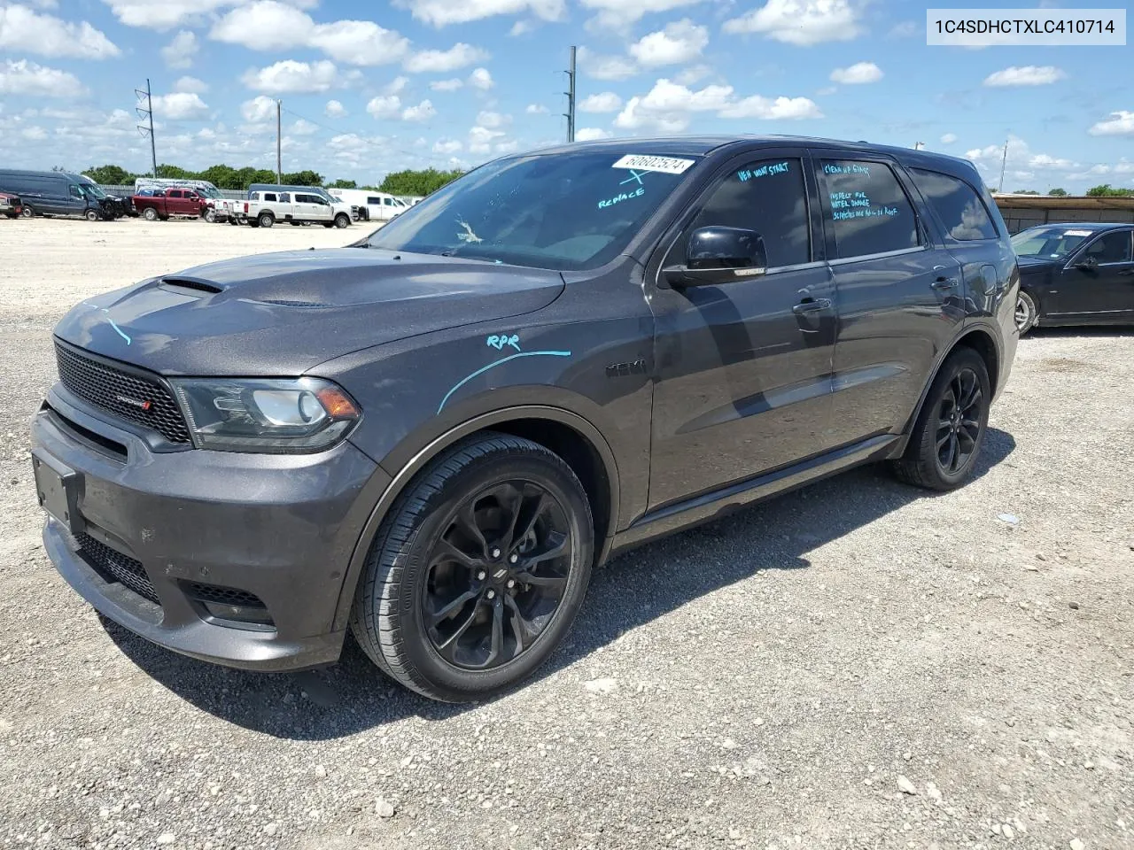 2020 Dodge Durango R/T VIN: 1C4SDHCTXLC410714 Lot: 60602524