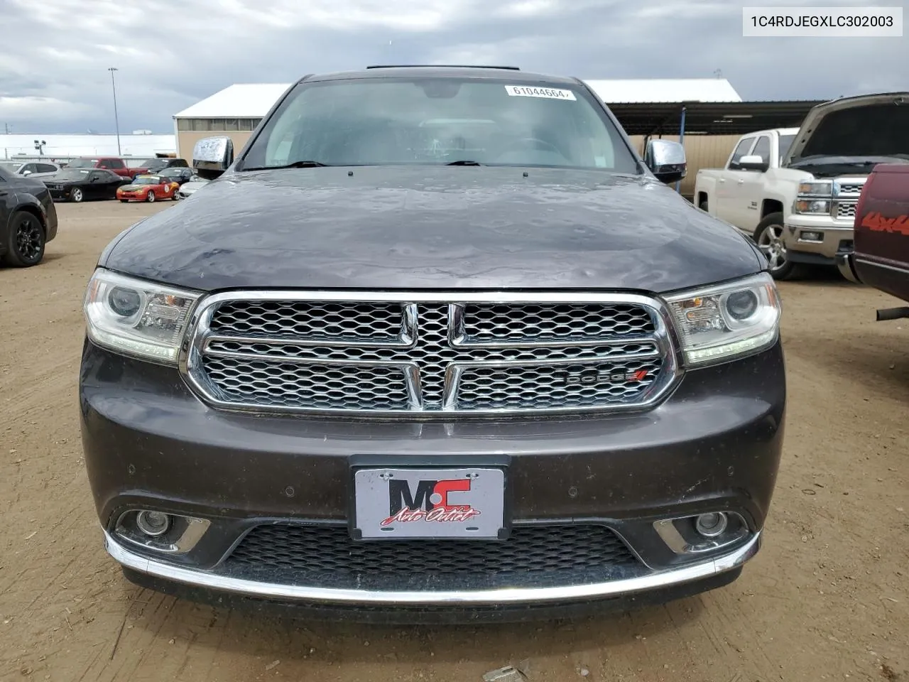 2020 Dodge Durango Citadel VIN: 1C4RDJEGXLC302003 Lot: 61044664