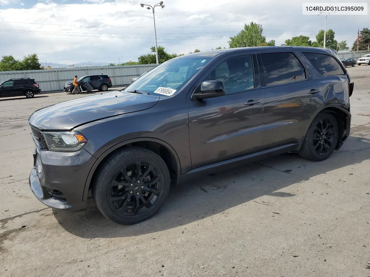 2020 Dodge Durango Gt VIN: 1C4RDJDG1LC395009 Lot: 61958854