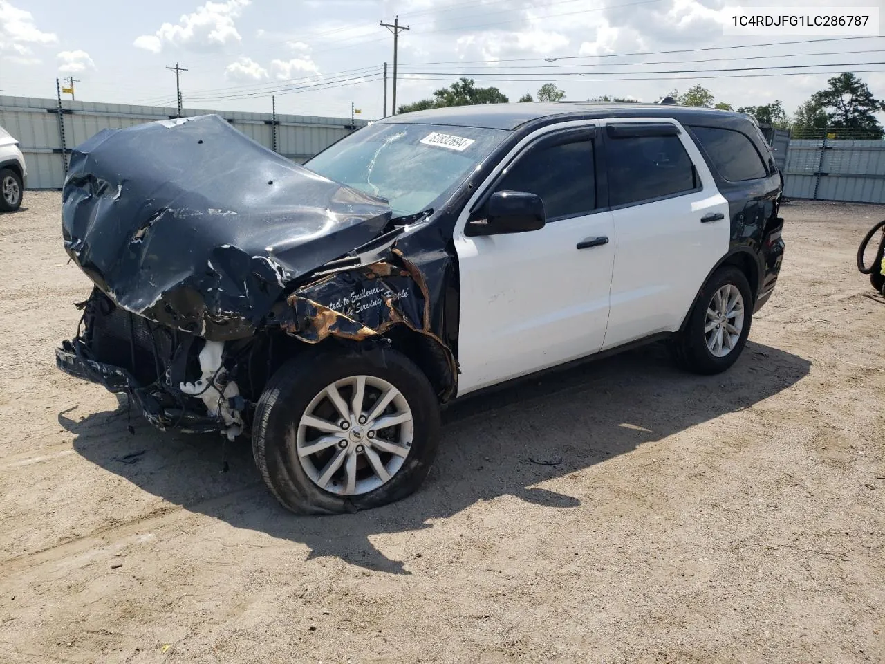 2020 Dodge Durango Ssv VIN: 1C4RDJFG1LC286787 Lot: 62832694