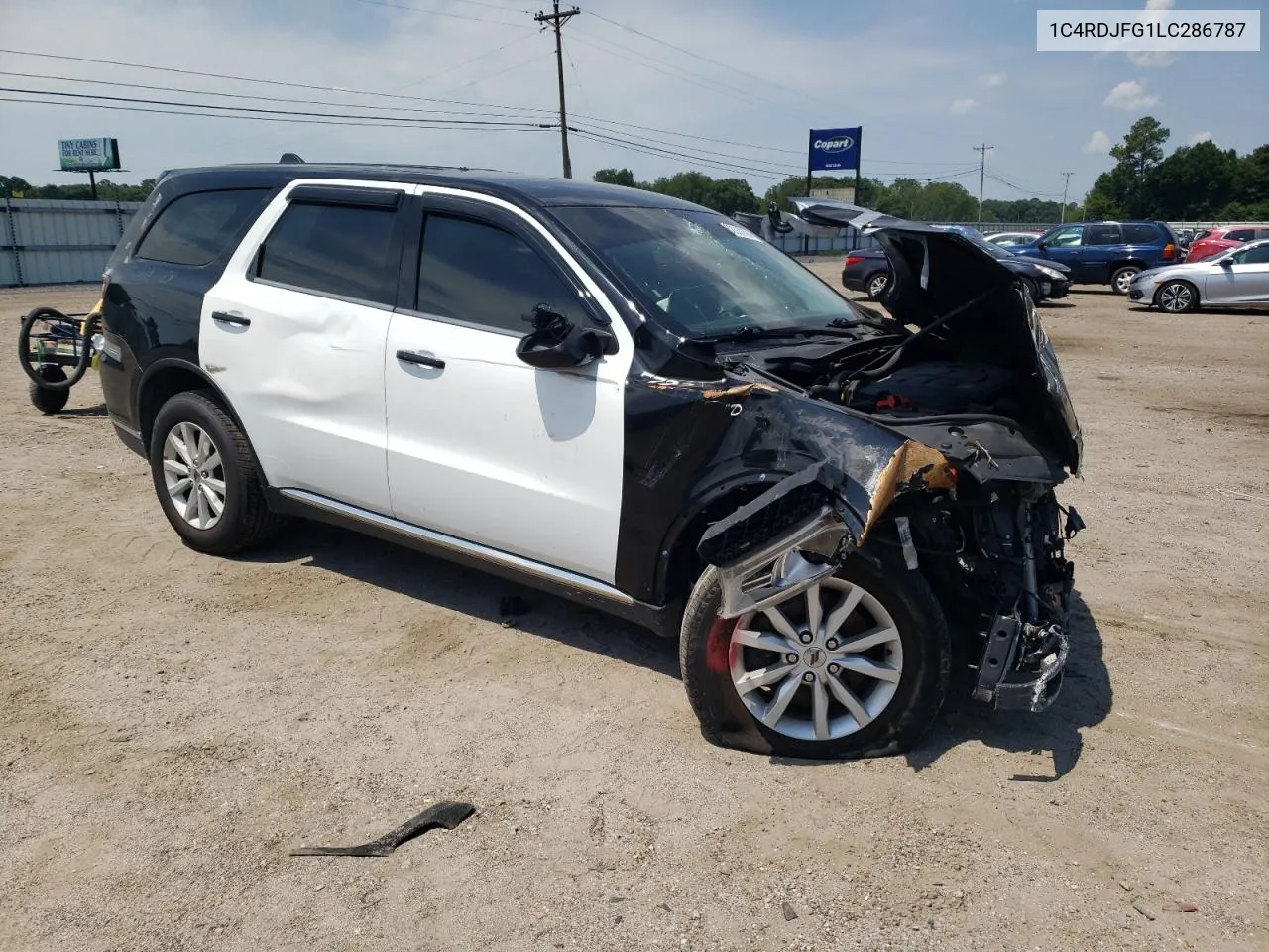 2020 Dodge Durango Ssv VIN: 1C4RDJFG1LC286787 Lot: 62832694