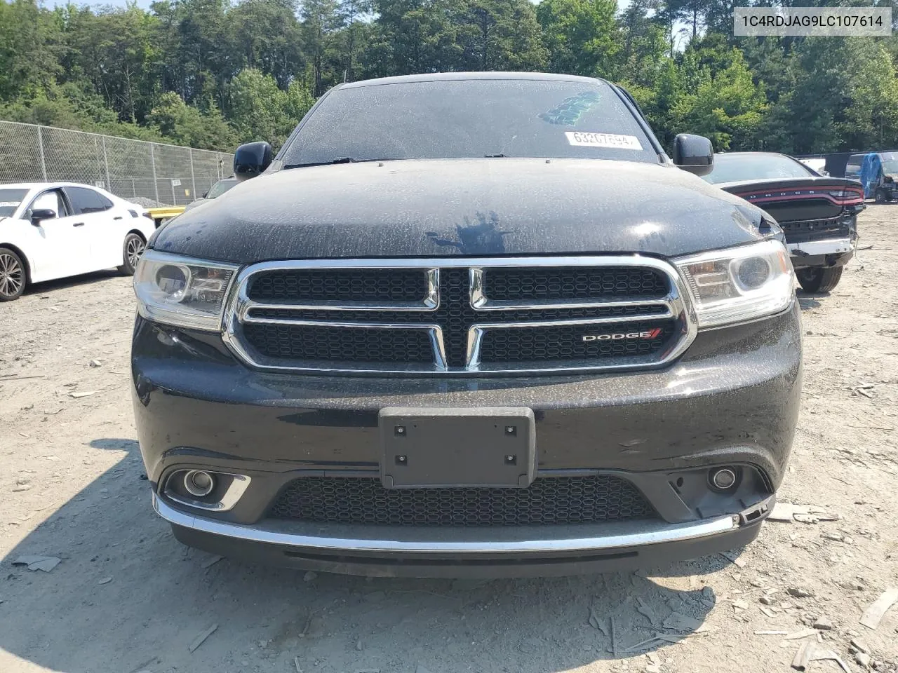 1C4RDJAG9LC107614 2020 Dodge Durango Sxt