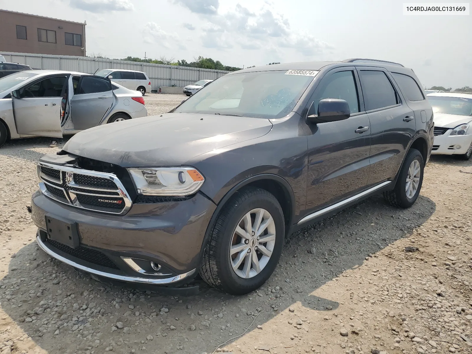 2020 Dodge Durango Sxt VIN: 1C4RDJAG0LC131669 Lot: 63585574