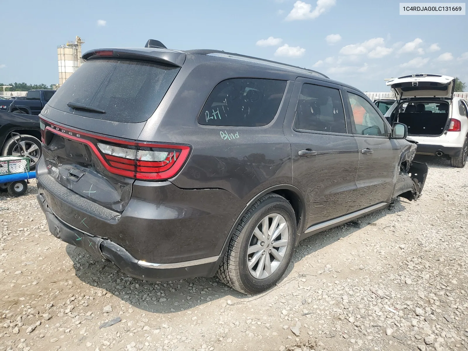 1C4RDJAG0LC131669 2020 Dodge Durango Sxt