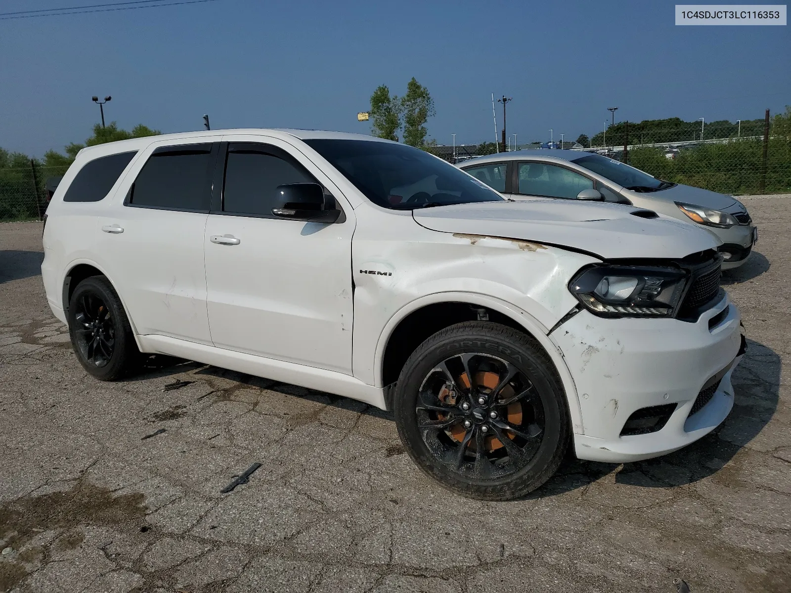 2020 Dodge Durango R/T VIN: 1C4SDJCT3LC116353 Lot: 64488624