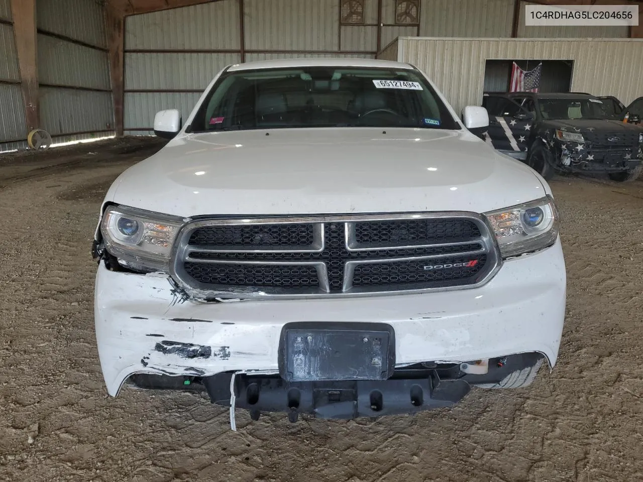 2020 Dodge Durango Sxt VIN: 1C4RDHAG5LC204656 Lot: 65127494