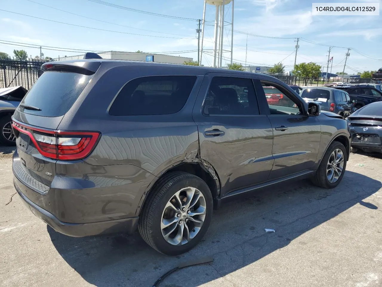 2020 Dodge Durango Gt VIN: 1C4RDJDG4LC412529 Lot: 66321484