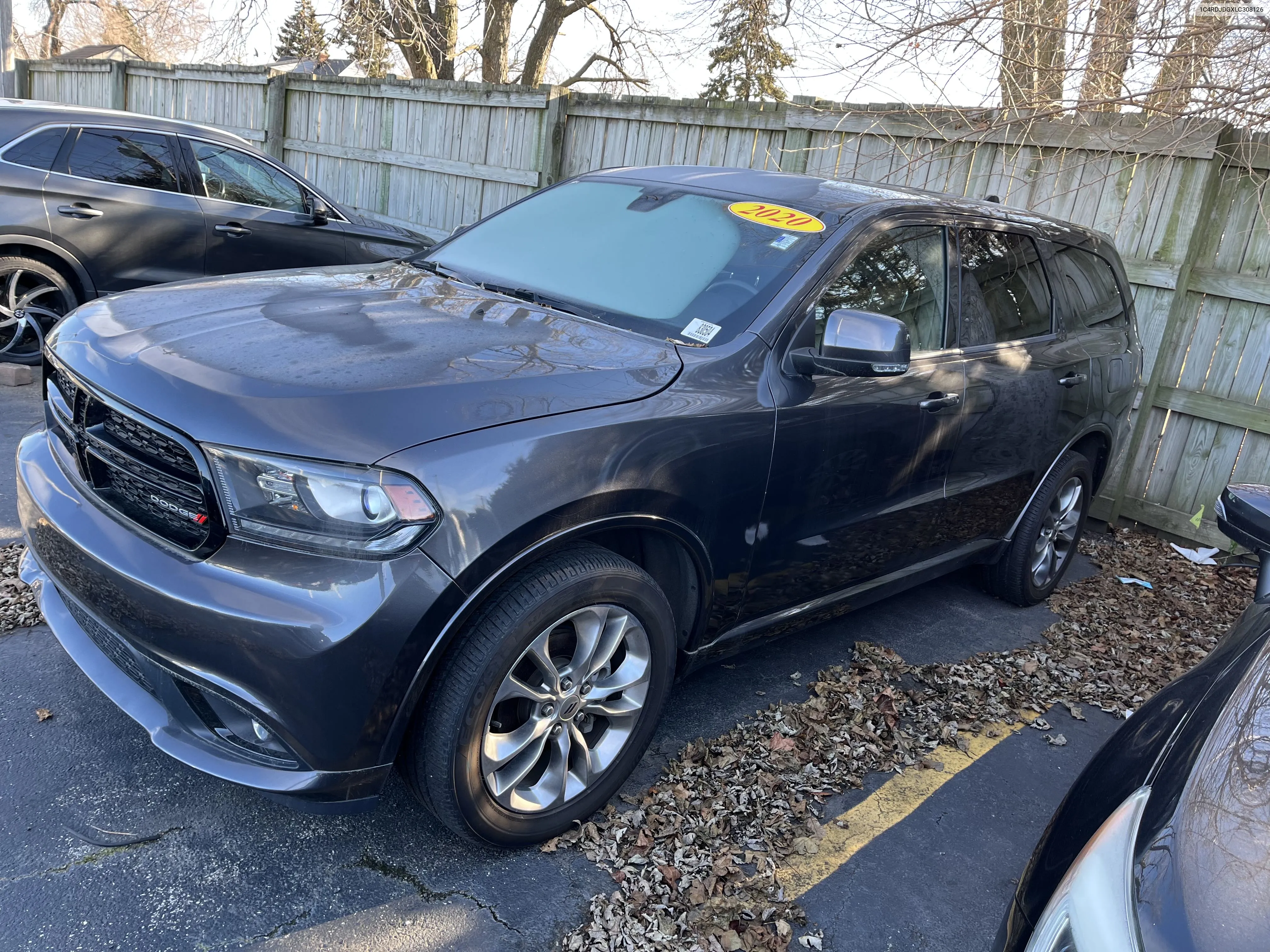 1C4RDJDGXLC308126 2020 Dodge Durango Gt