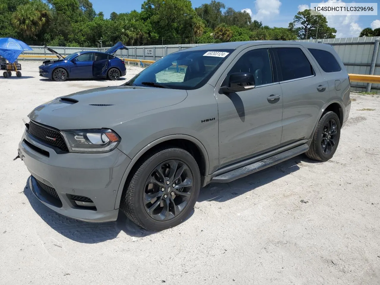 2020 Dodge Durango R/T VIN: 1C4SDHCT1LC329696 Lot: 69203124