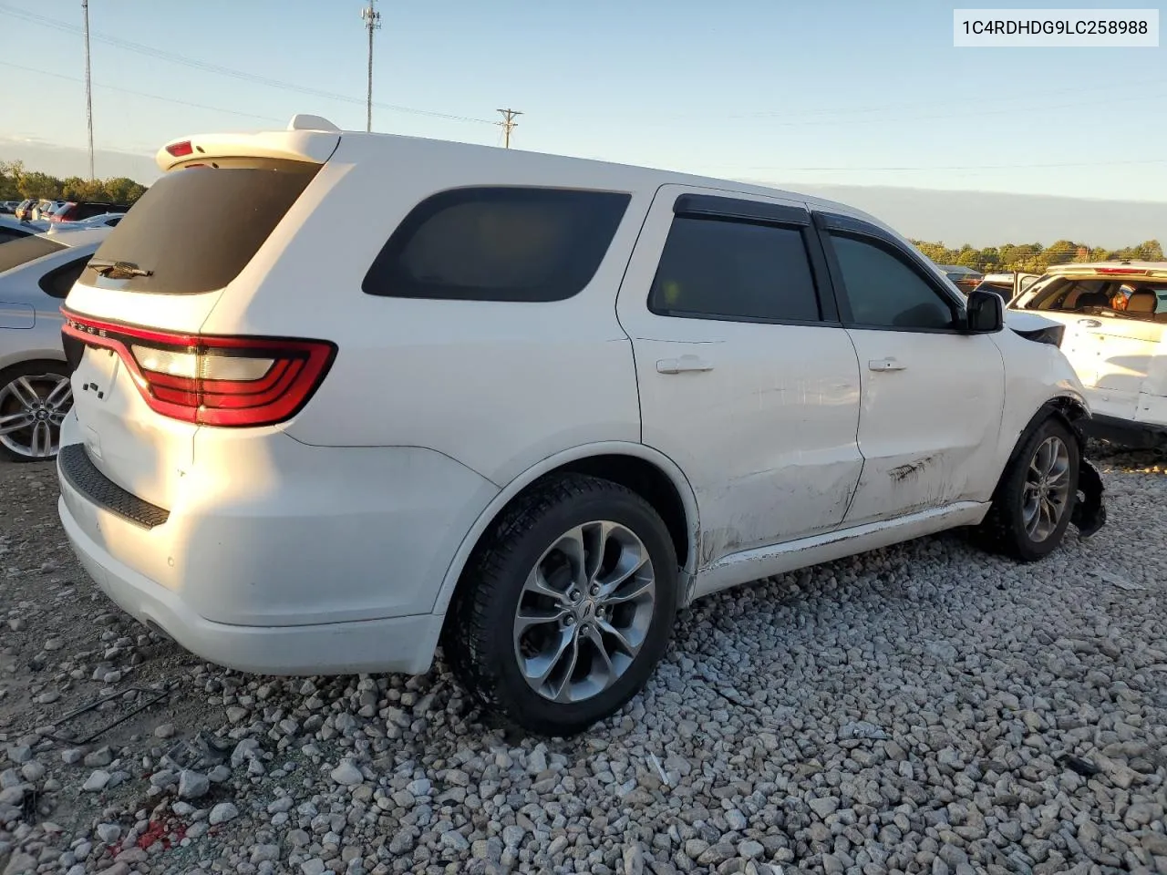 2020 Dodge Durango Gt VIN: 1C4RDHDG9LC258988 Lot: 69700994