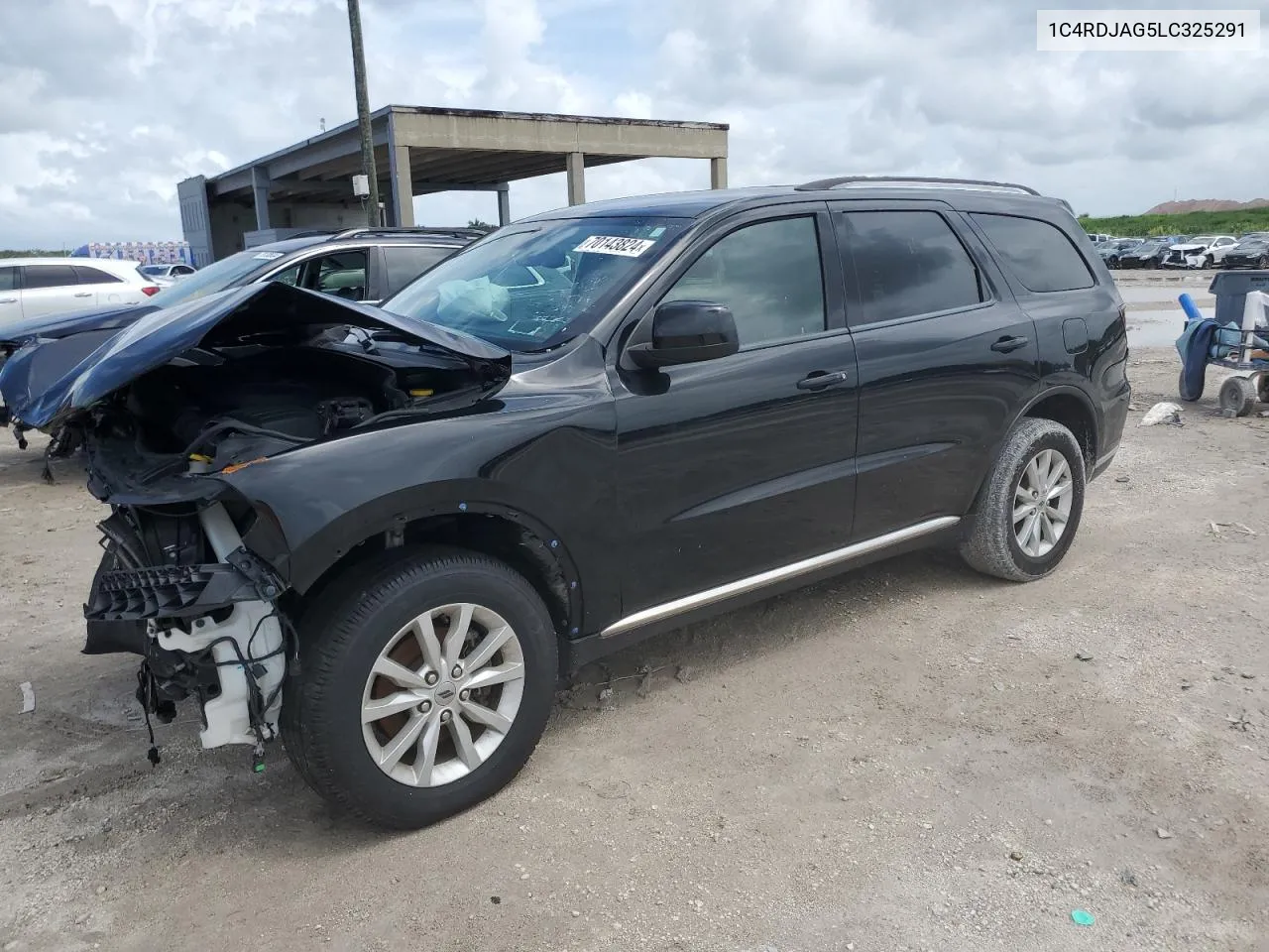 2020 Dodge Durango Sxt VIN: 1C4RDJAG5LC325291 Lot: 70143824