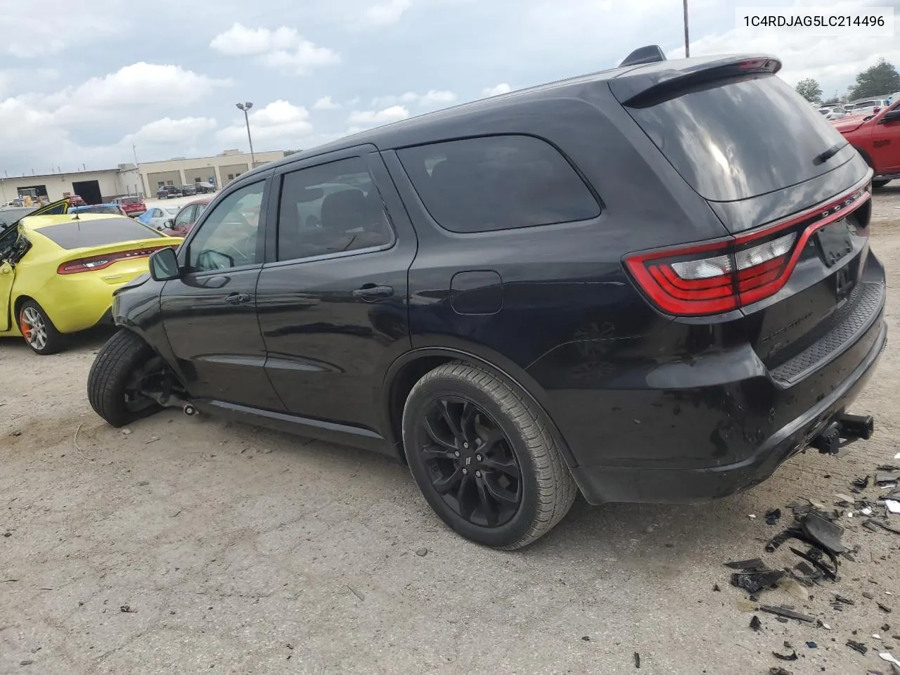 2020 Dodge Durango Sxt VIN: 1C4RDJAG5LC214496 Lot: 70278164