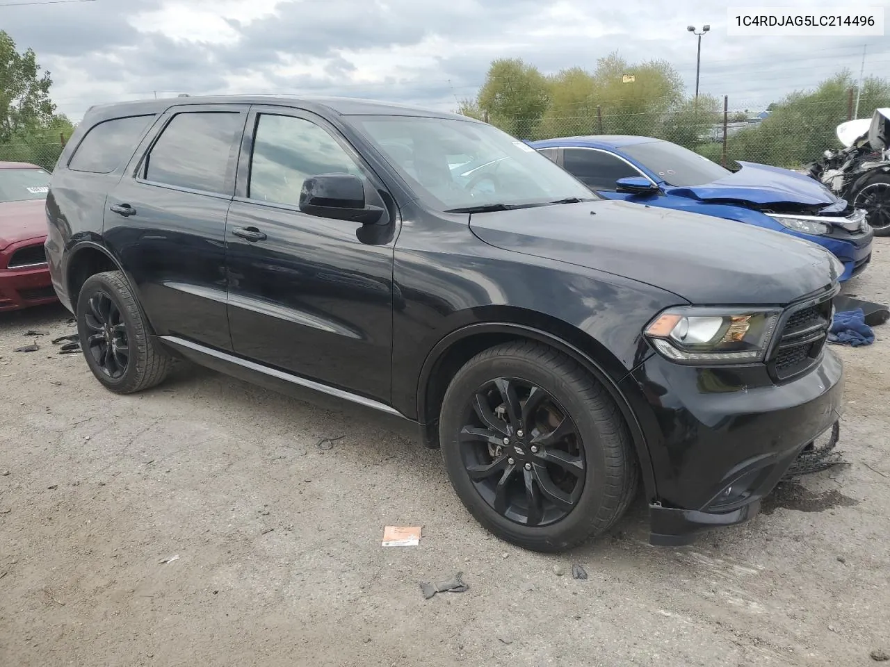 2020 Dodge Durango Sxt VIN: 1C4RDJAG5LC214496 Lot: 70278164