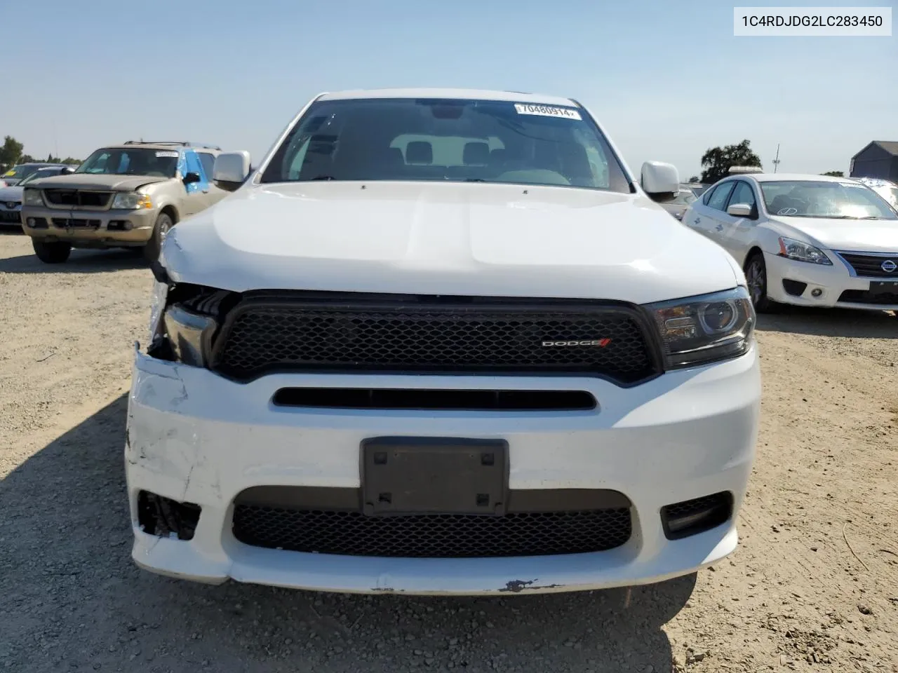 1C4RDJDG2LC283450 2020 Dodge Durango Gt