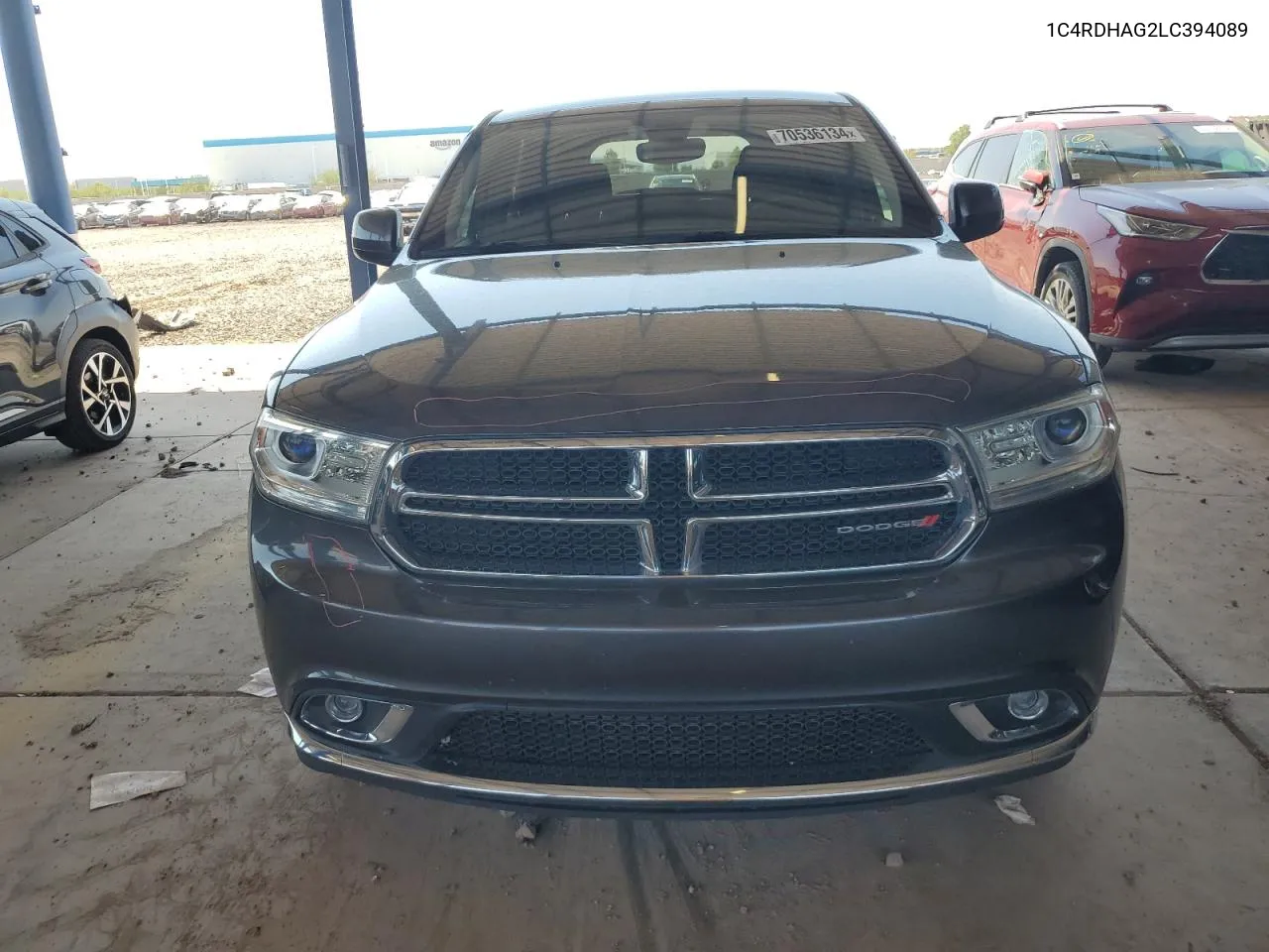 2020 Dodge Durango Sxt VIN: 1C4RDHAG2LC394089 Lot: 70536134