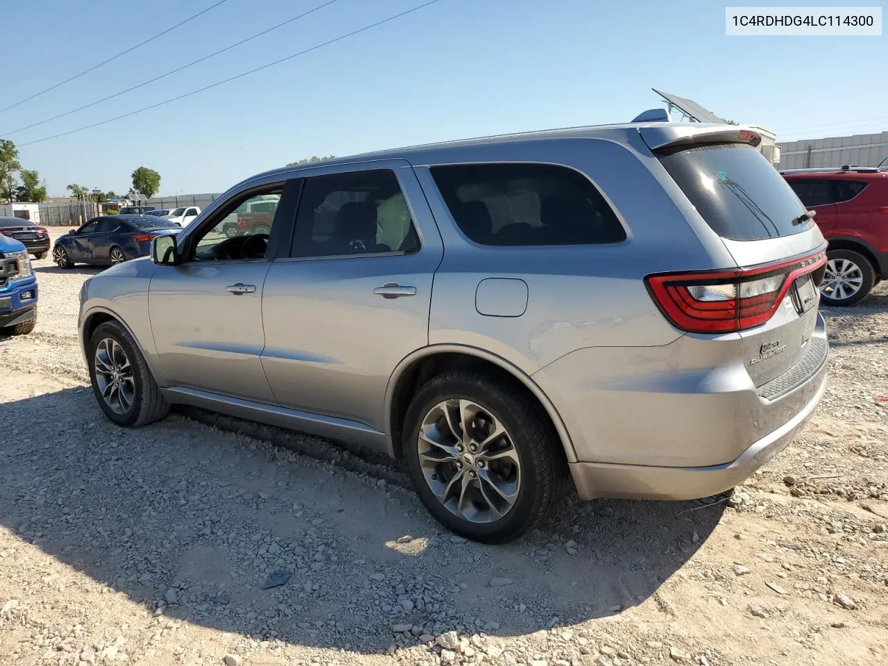 2020 Dodge Durango Gt VIN: 1C4RDHDG4LC114300 Lot: 70621034