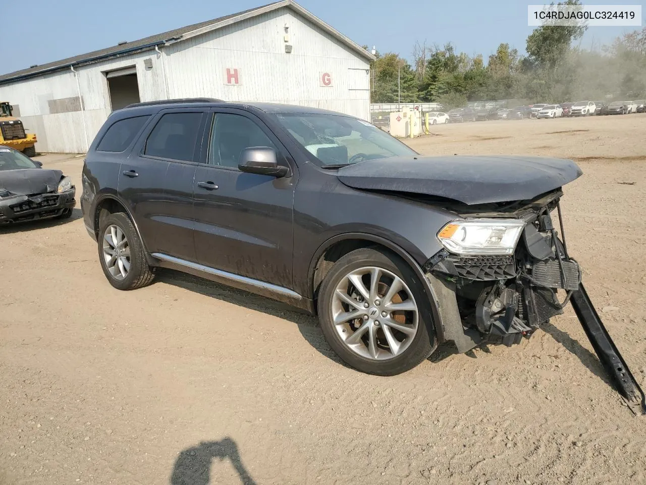 2020 Dodge Durango Sxt VIN: 1C4RDJAG0LC324419 Lot: 70631584