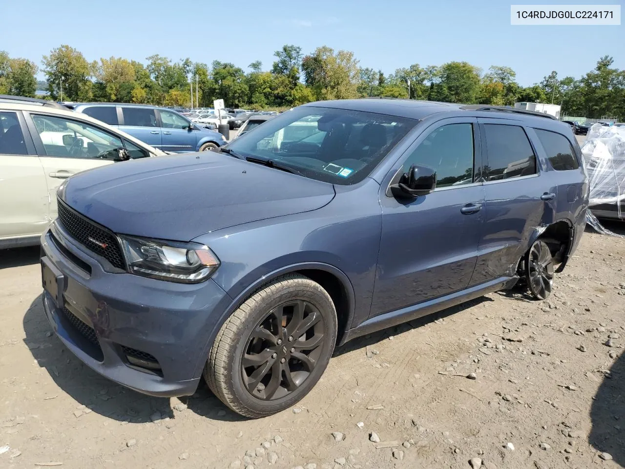 2020 Dodge Durango Gt VIN: 1C4RDJDG0LC224171 Lot: 70952904