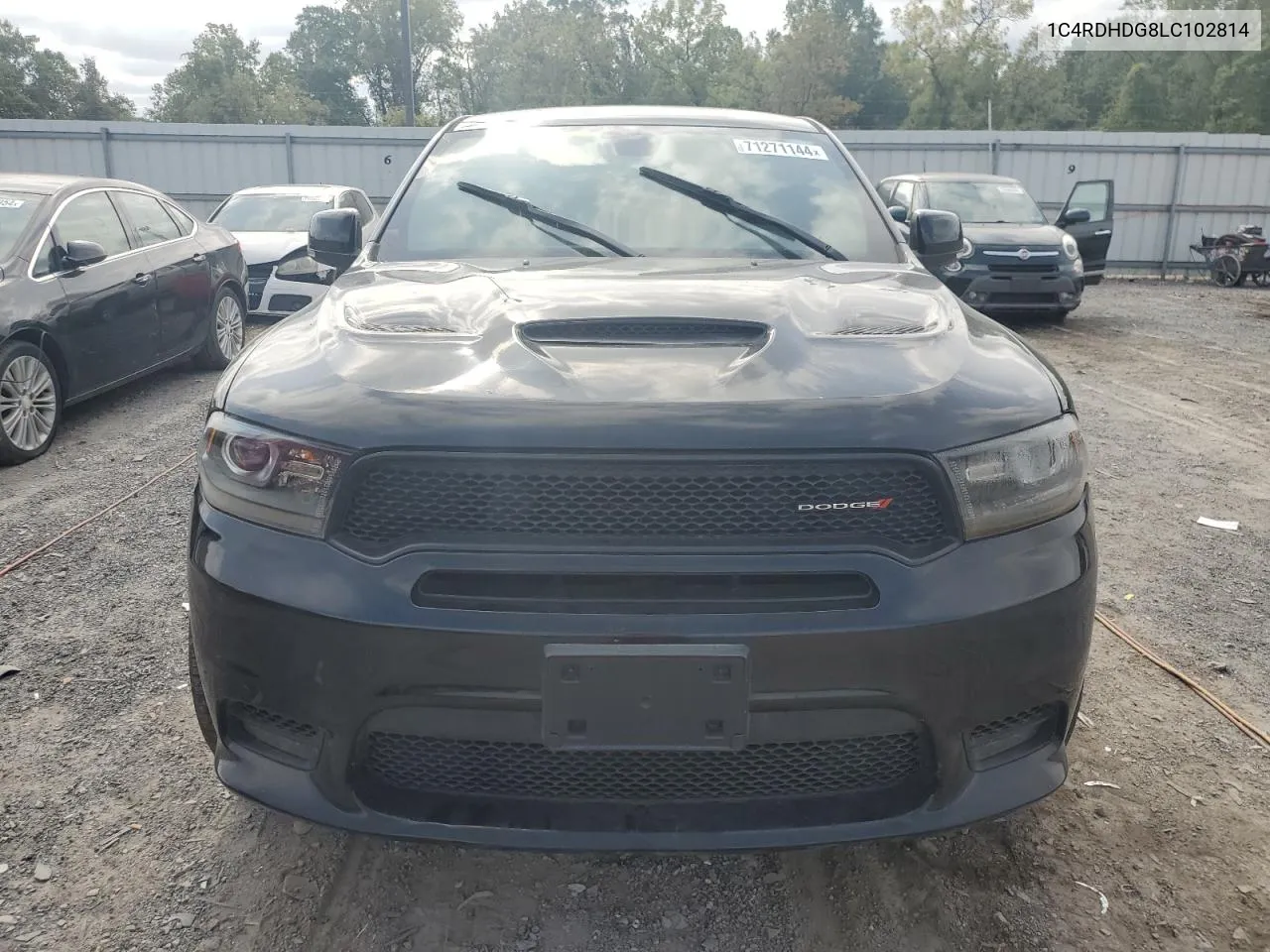 2020 Dodge Durango Gt VIN: 1C4RDHDG8LC102814 Lot: 71271144