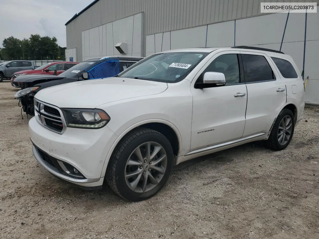 1C4RDHEG5LC203873 2020 Dodge Durango Citadel