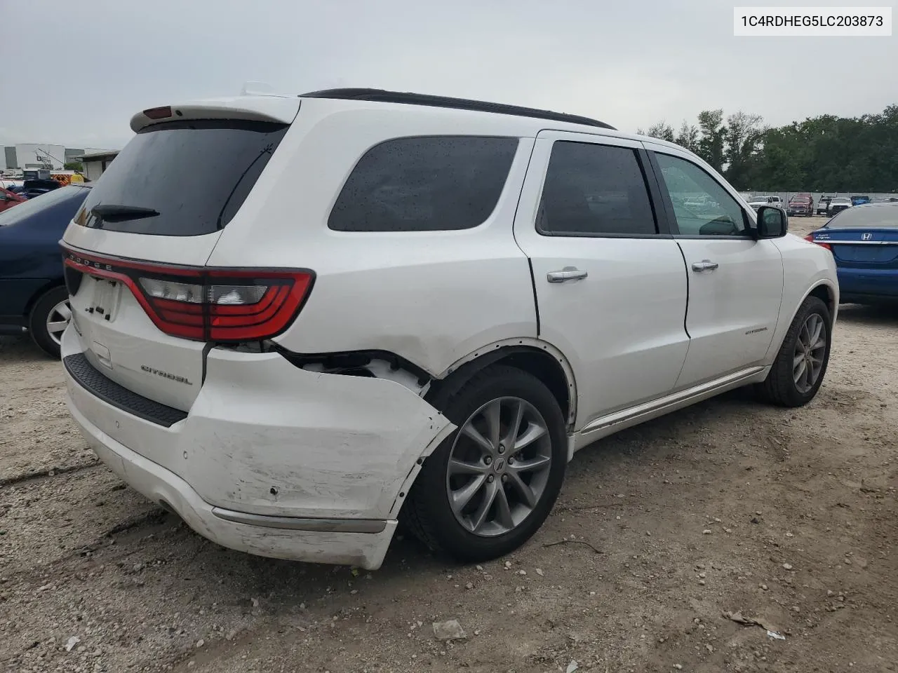 2020 Dodge Durango Citadel VIN: 1C4RDHEG5LC203873 Lot: 71393404