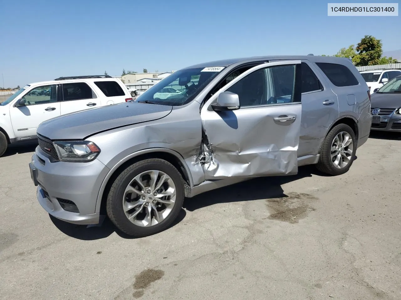 2020 Dodge Durango Gt VIN: 1C4RDHDG1LC301400 Lot: 71418584