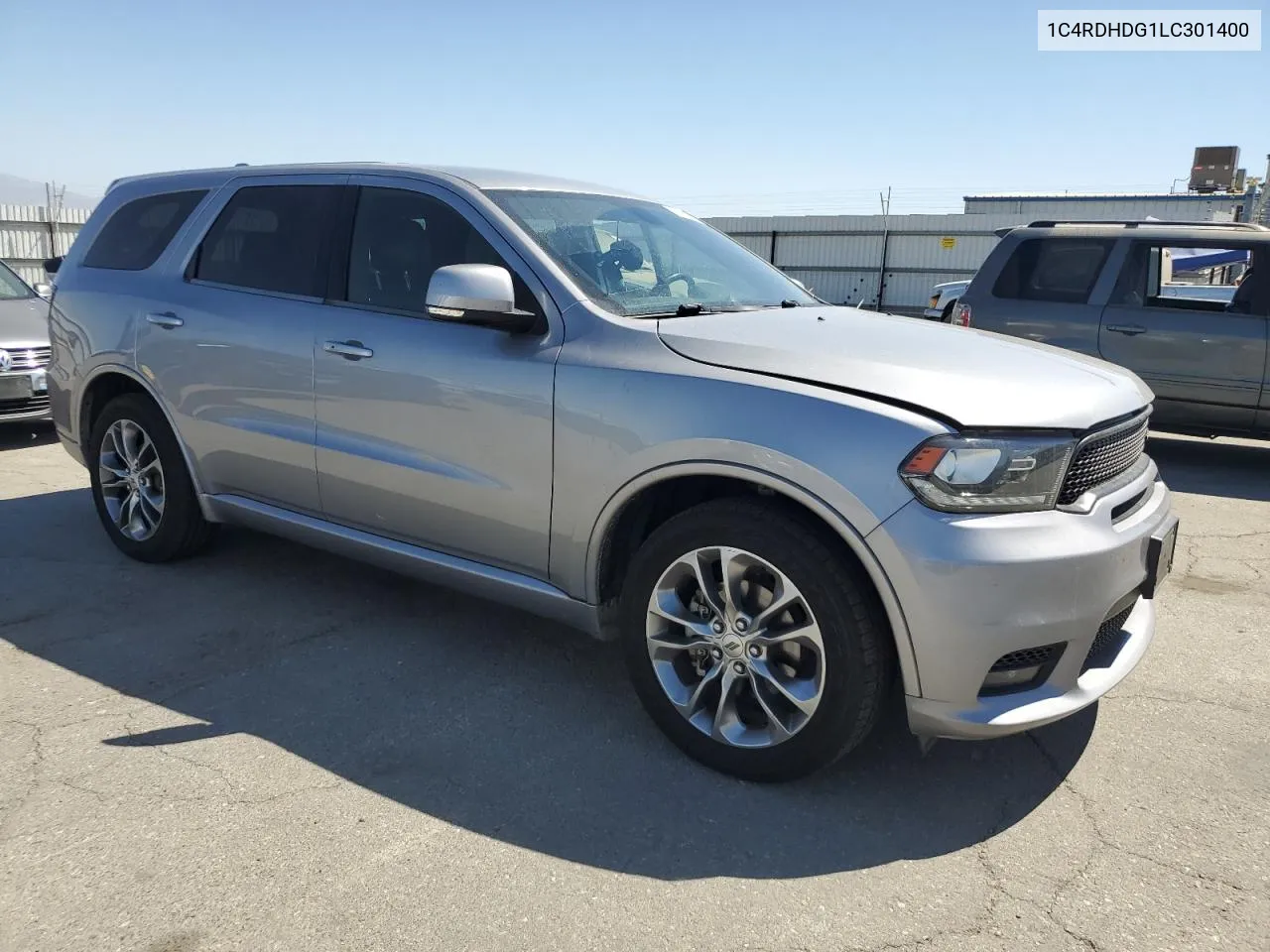 2020 Dodge Durango Gt VIN: 1C4RDHDG1LC301400 Lot: 71418584