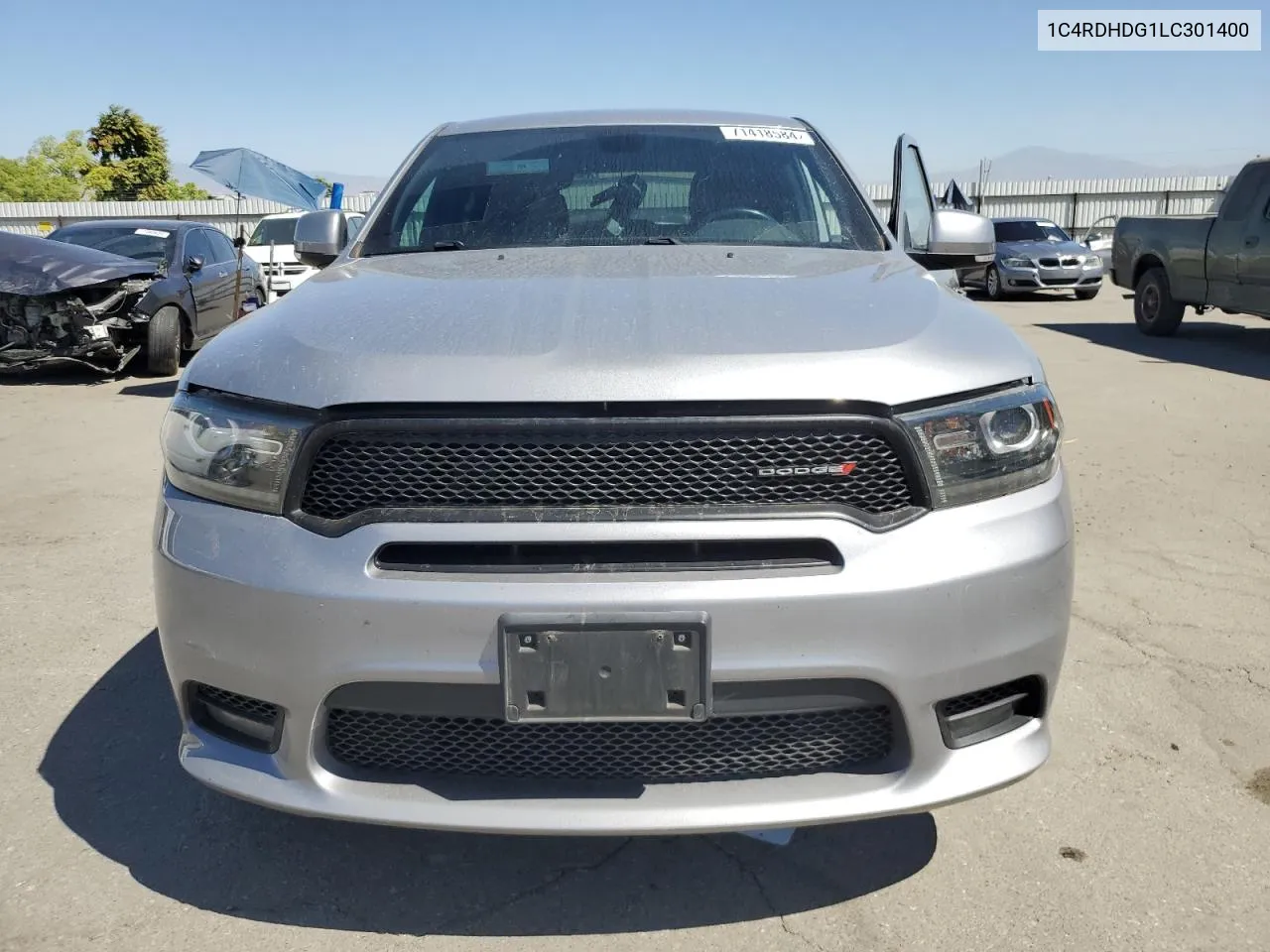 2020 Dodge Durango Gt VIN: 1C4RDHDG1LC301400 Lot: 71418584