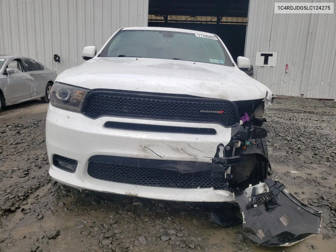 2020 Dodge Durango Gt VIN: 1C4RDJDG5LC124275 Lot: 71760404