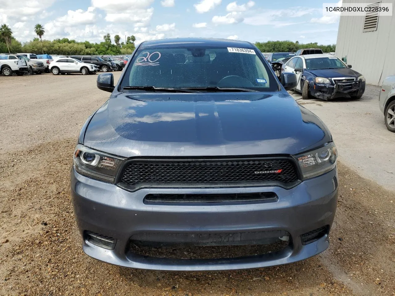 1C4RDHDGXLC228396 2020 Dodge Durango Gt