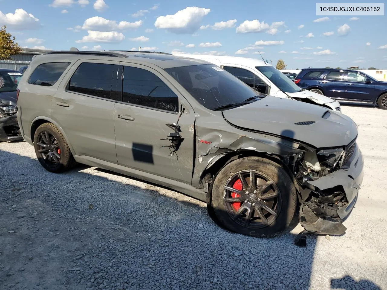 2020 Dodge Durango Srt VIN: 1C4SDJGJXLC406162 Lot: 72146744