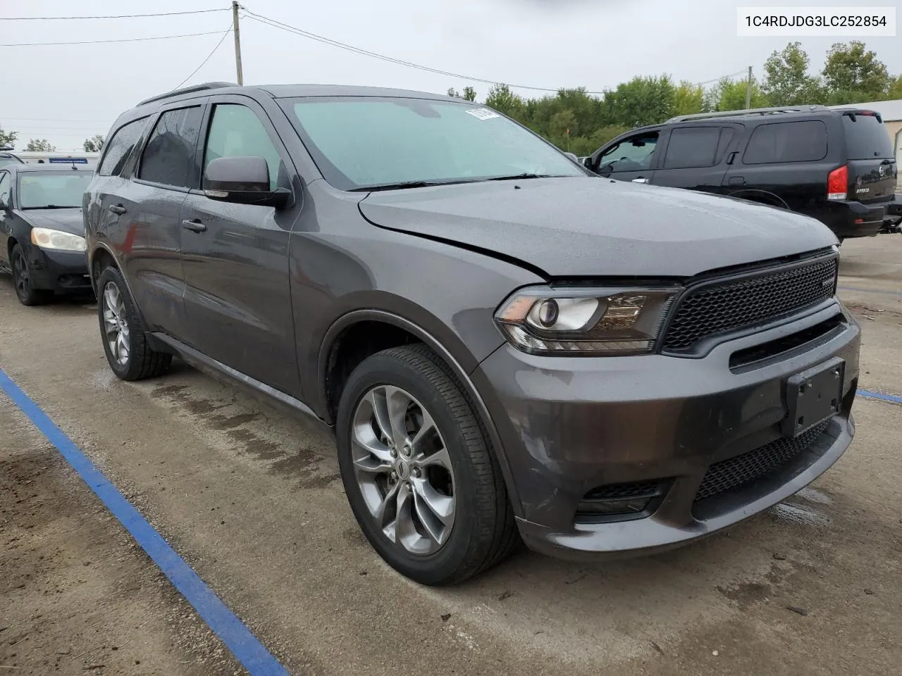 2020 Dodge Durango Gt VIN: 1C4RDJDG3LC252854 Lot: 72187984