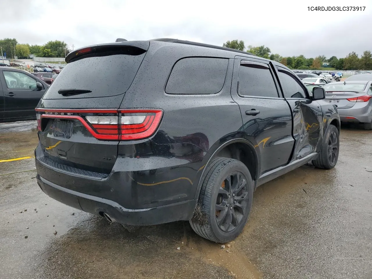 2020 Dodge Durango Gt VIN: 1C4RDJDG3LC373917 Lot: 72198454