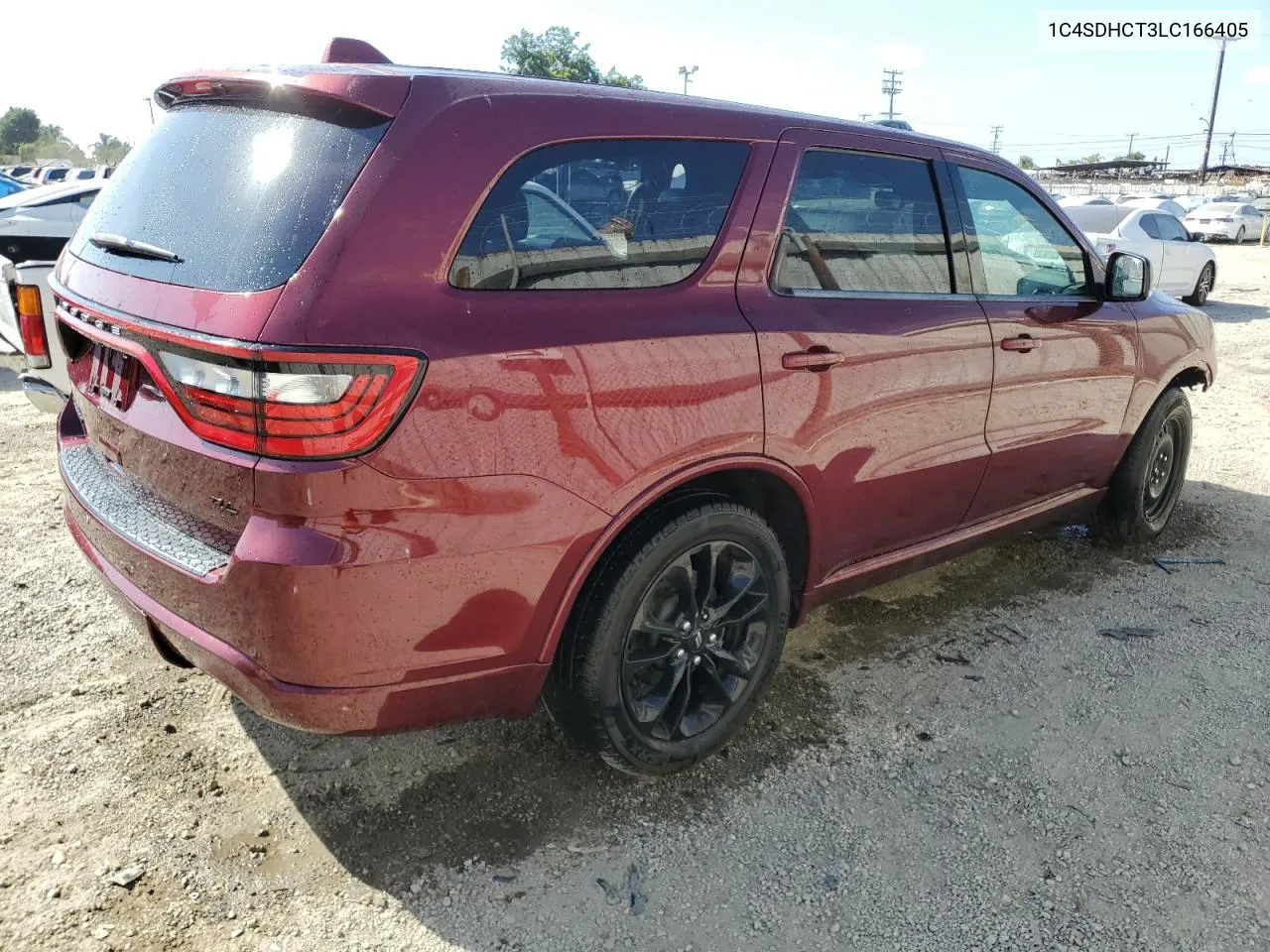 2020 Dodge Durango R/T VIN: 1C4SDHCT3LC166405 Lot: 72284124