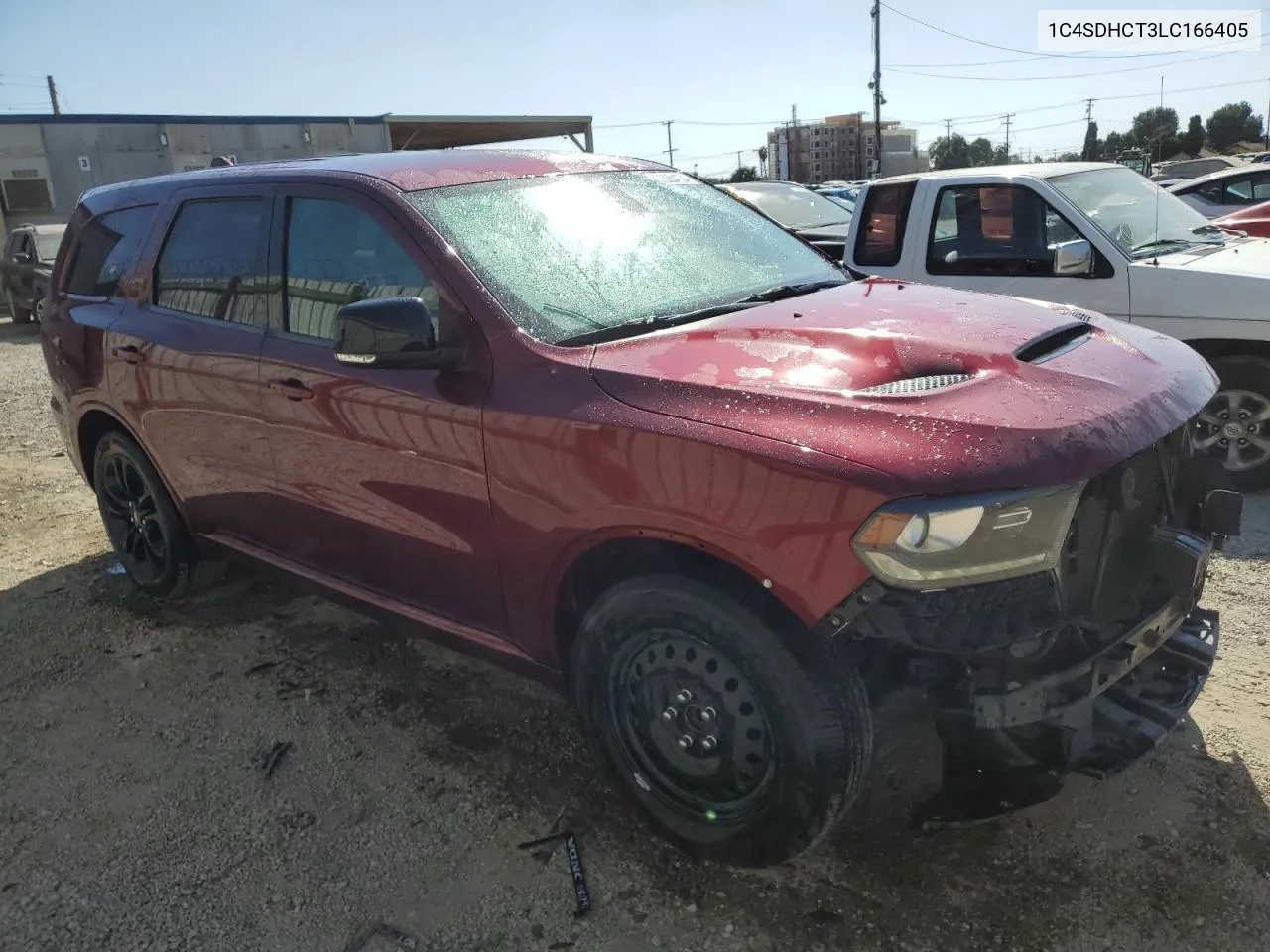 2020 Dodge Durango R/T VIN: 1C4SDHCT3LC166405 Lot: 72284124