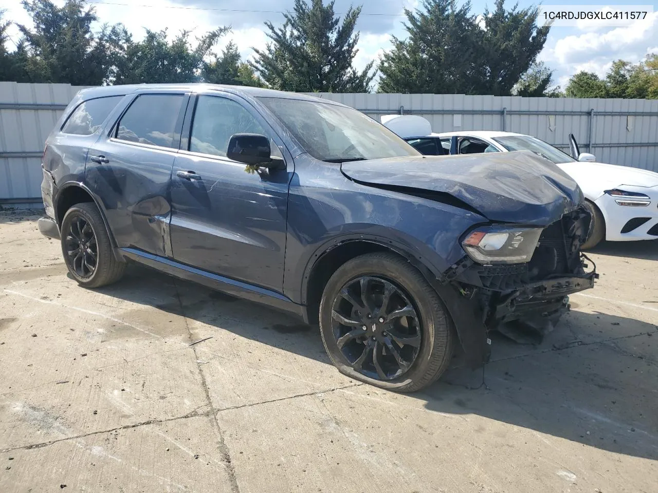 2020 Dodge Durango Gt VIN: 1C4RDJDGXLC411577 Lot: 72429914