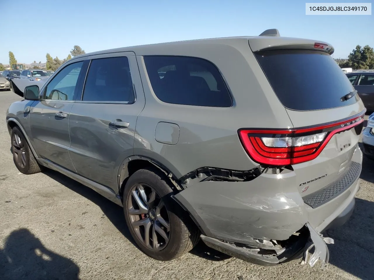 2020 Dodge Durango Srt VIN: 1C4SDJGJ8LC349170 Lot: 72449564