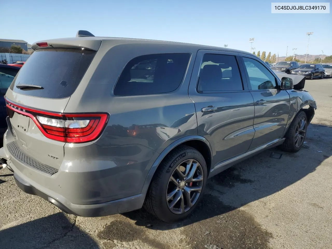 2020 Dodge Durango Srt VIN: 1C4SDJGJ8LC349170 Lot: 72449564