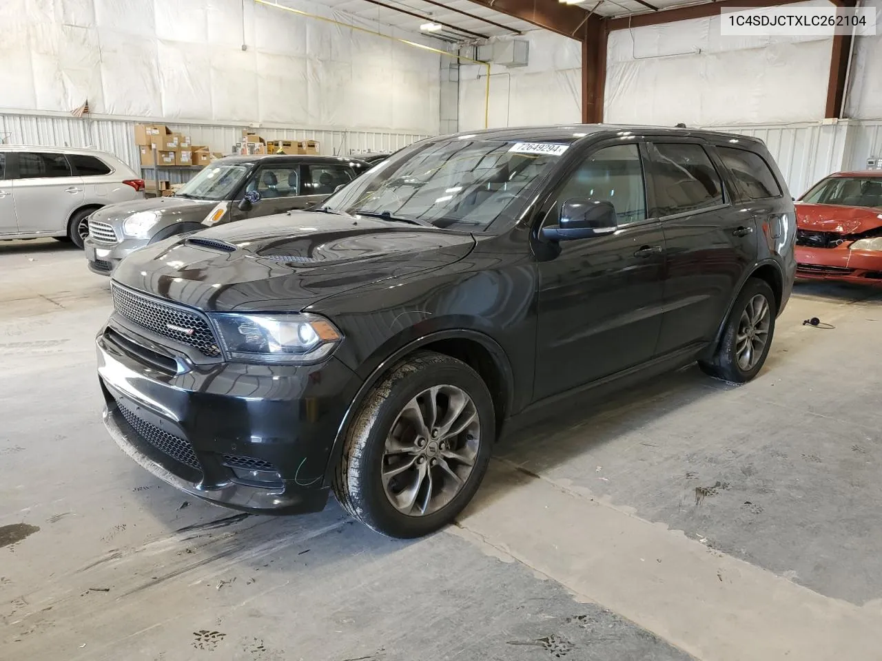 2020 Dodge Durango R/T VIN: 1C4SDJCTXLC262104 Lot: 72649294