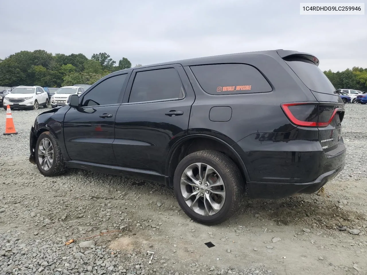 2020 Dodge Durango Gt VIN: 1C4RDHDG9LC259946 Lot: 72847664